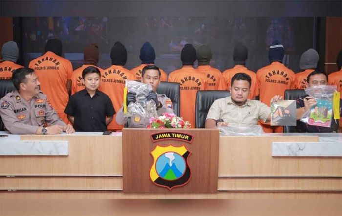 Polres Jember Tangkap 22 Penambang Emas Ilegal