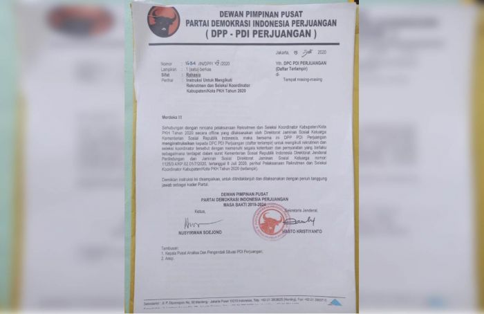 Satu dari Tiga Calon Korkot PKH Surabaya Dikabarkan Rekom PDIP, Begini Kata Ketua DPC PDIP Surabaya