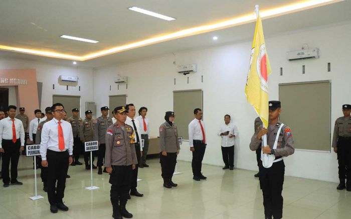 Tumbuhkan Atlet Polri Berprestasi, Kapolres Ngawi Kukuhkan KOP