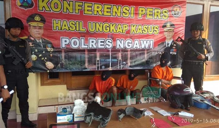 Sepak Terjang Pelaku Begal yang Meresahkan Warga Ngawi, Selalu Pesta Miras Sebelum Beraksi