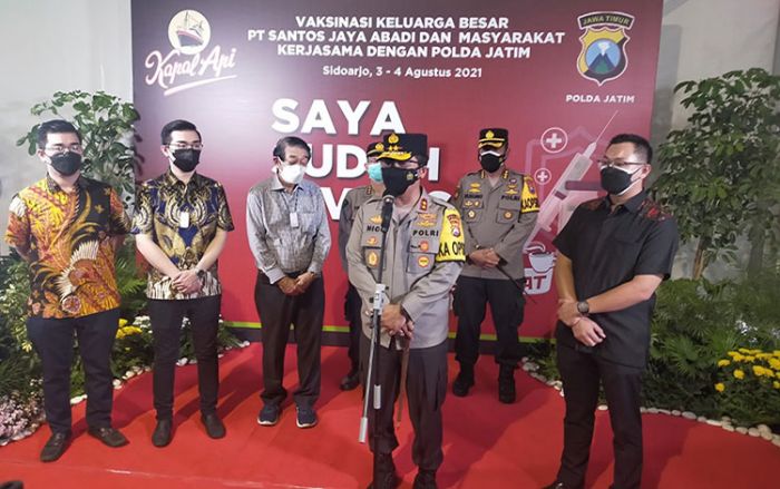 Gandeng Polda Jatim, PT SJA Gelar Vaksinasi Massal untuk Karyawan dan Masyarakat Sekitar