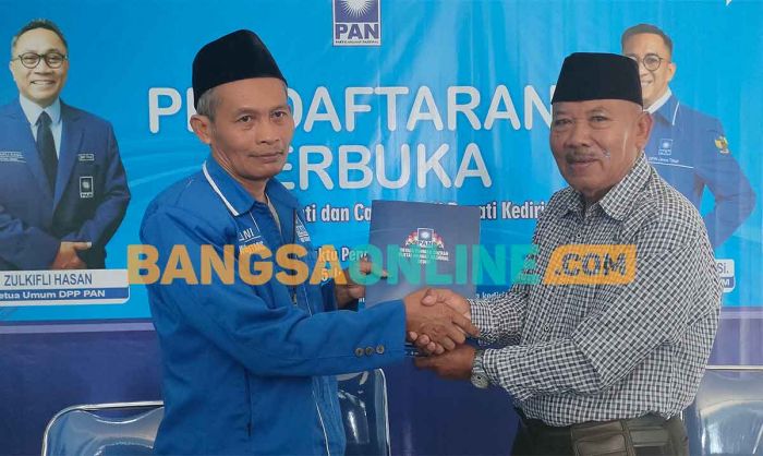 Subani Daftar Bacawabup ke DPD PAN Kabupaten Kediri