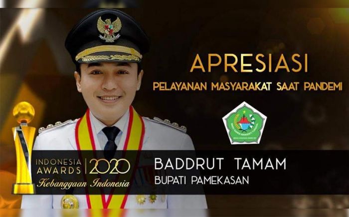 Pelayanan Prima di Masa Pandemi Antarkan Bupati Pamekasan Raih Penghargaan Indonesia Award 2020