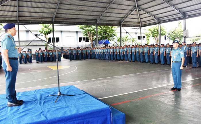 Jelang Hari Raya, Pangarmatim Pimpin Apel Khusus