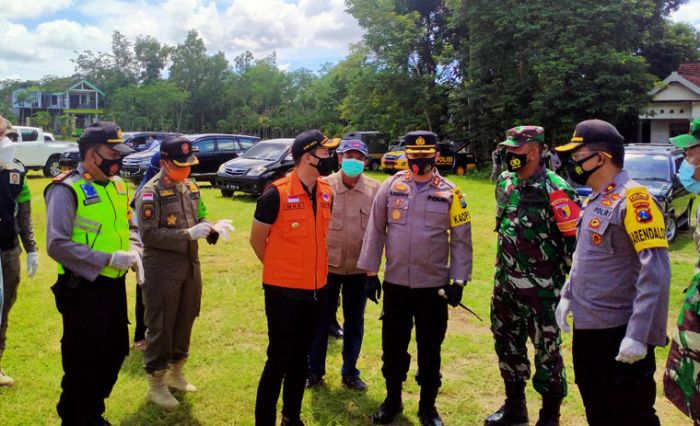 Operasi Gabungan di Perbatasan Trenggalek - Tulungagung, Pengendara Di-rapid Test Antigen