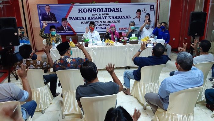 Menangkan Kelana-Astutik, PAN Sidoarjo Konsolidasi Kader se-Kecamatan Krian