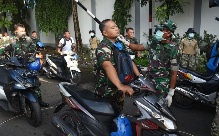 Pangarmada II Pantau Pemeriksaan Kesehatan di Penjagaan Utama DBAL