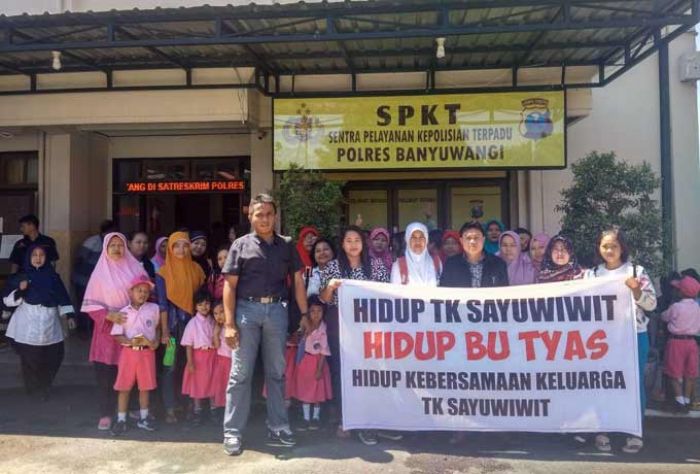 Dua Guru TK Banyuwangi Dilaporkan, Wali Murid Ngeluruk Polres 