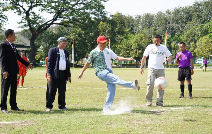 Diikuti 12 Tim, Liga Santri PSSI Piala Kasad 2022 Tingkat Korem 084/BJ Mulai Bergulir