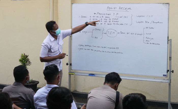 Polisi Belajar, Terobosan Kapolres Nganjuk untuk Tingkatkan Kompetensi Personel