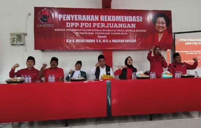 Dukungan Gus Mujib-Ning Wardah Semakin Kuat dengan Rekom PDIP