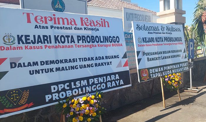 Tahan Kepala Disdikbud, Kejari Kota Probolinggo Banjir Dukungan