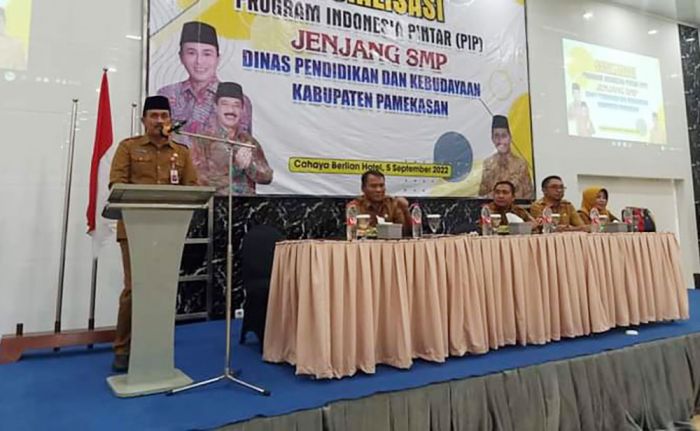 Agar Tepat Sasaran, Disdikbud Pamekasan Sosialisasi PIP ke Seluruh SMP