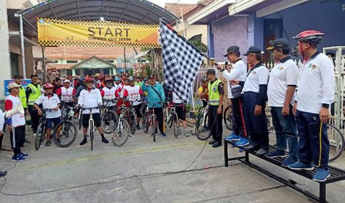 Hari Jadi Jatim, Ratusan Onthelis di Sidoarjo Ikuti Gowes LDII