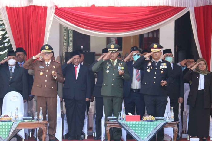 Ikuti Upacara Sumpah Pemuda, Kapolres Ngawi: Semangat Jiwa Pemuda dan Selalu Jaga NKRI