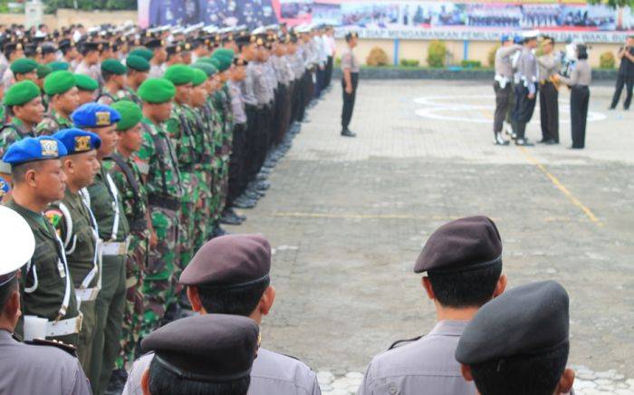 Polres Ngawi Gelar Apel Pasukan Operasi Lilin Semeru 2014