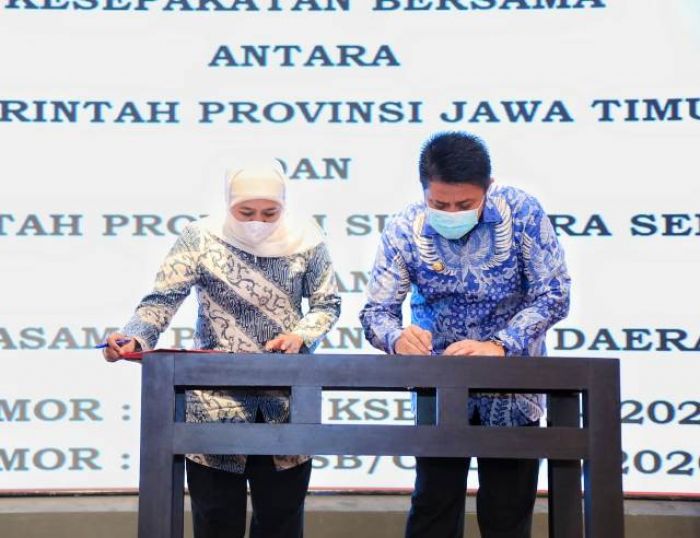 ​Gubernur Khofifah Pimpin Misi Dagang ke Sumsel, Transaksi Rp 306.548.050.000,-