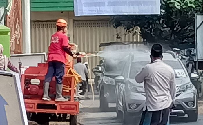 Petugas Gabungan Amankan Kedatangan Ribuan Santri Lirboyo