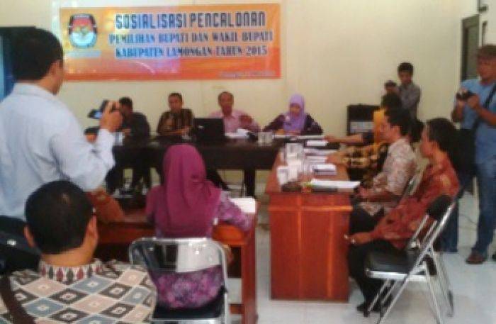 KPU Lamongan Sosialisasikan Persyaratan Pencalonan Bupati dan Wabup