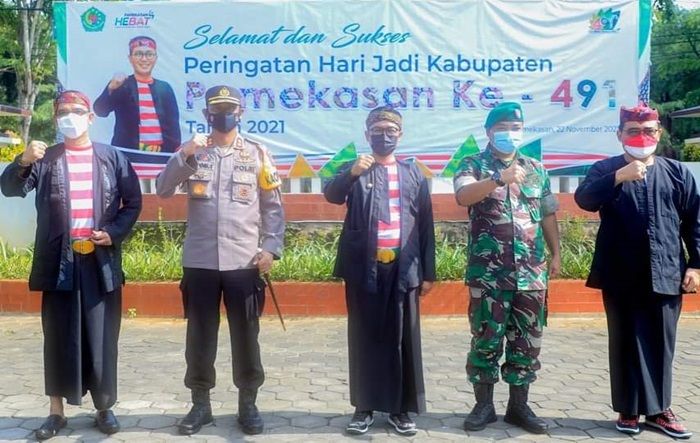 Bupati Baddrut Tamam Pimpin Upacara Hari Jadi ke-491 Pamekasan