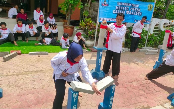 Covid-19 Melandai, Merpati Putih Surabaya Gelar Ujian Kenaikan Tingkat