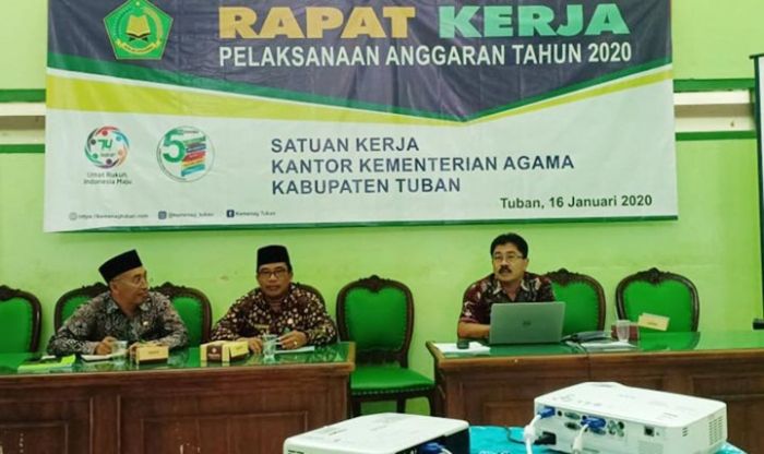 ​Raker 2020, Kemenag Tuban Ingatkan Jangan Korupsi dan Komersilkan Jabatan