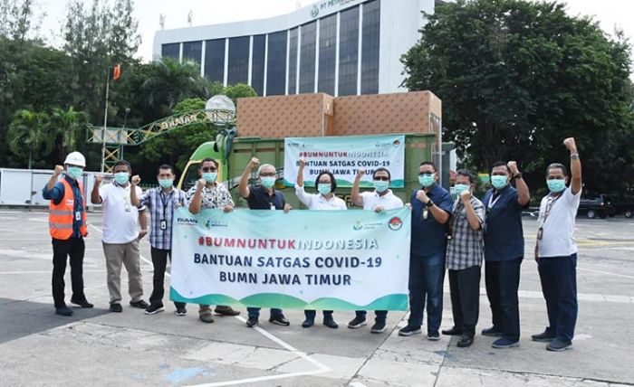 Petrokimia Gresik Kirim Bantuan Alat dan Bahan Obat Pencegah Covid-19