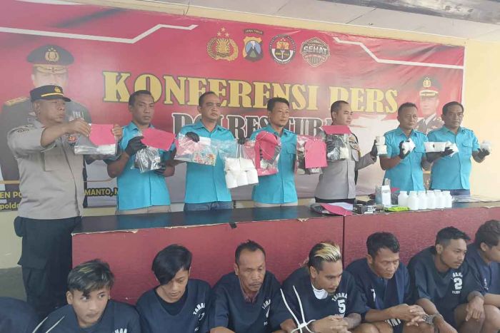 Sebulan Polres Tuban Amankan Puluhan Ribu Pil Dobel L