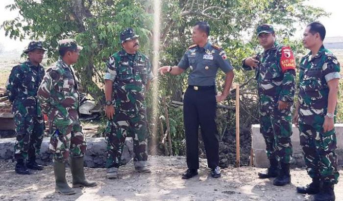 Danrem 084/Bhaskara Jaya Tinjau Lokasi TMMD ke-106 Sidoarjo