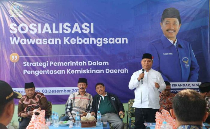 Entaskan Kemiskinan, DPC Demokrat Pamekasan Gelar Sosialisasi Wawasan Kebangsaan