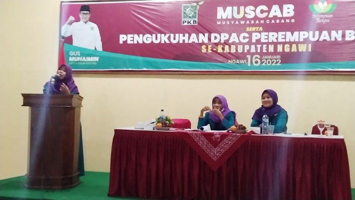 Usai Dikukuhkan, DPC Perempuan Bangsa Ngawi Diharap Dapat Dongkrak Perolehan Suara PKB