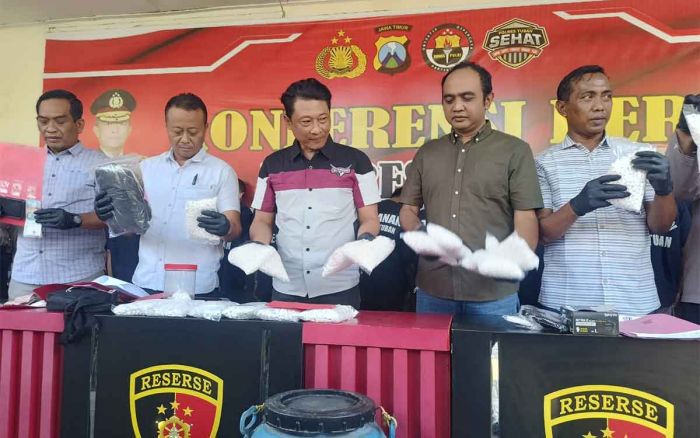 Satresnarkoba Polres Tuban Amankan Puluhan Ribu Pil Karnopen