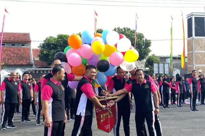 Peringati Hari Bhakti Adhyaksa ke-63, Kejari Kabupaten Kediri Gelar Pekan Olahraga