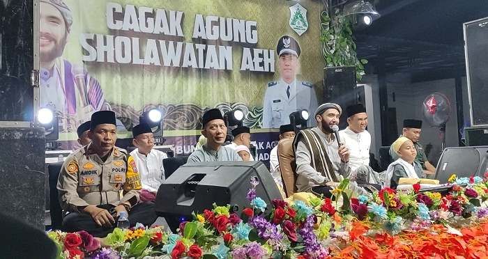 Desa Cagak Agung Gresik Bersalawat Dihadiri Ribuan Jemaah