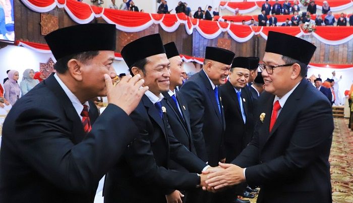 120 Anggota DPRD Jatim 2024-2029 Dilantik, Pj Gubernur Adhy Ingatkan Fungsi Utama Wakil Rakyat