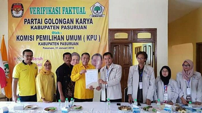 Lolos Verifikasi Faktual KPU Pasuruan, Golkar Lega