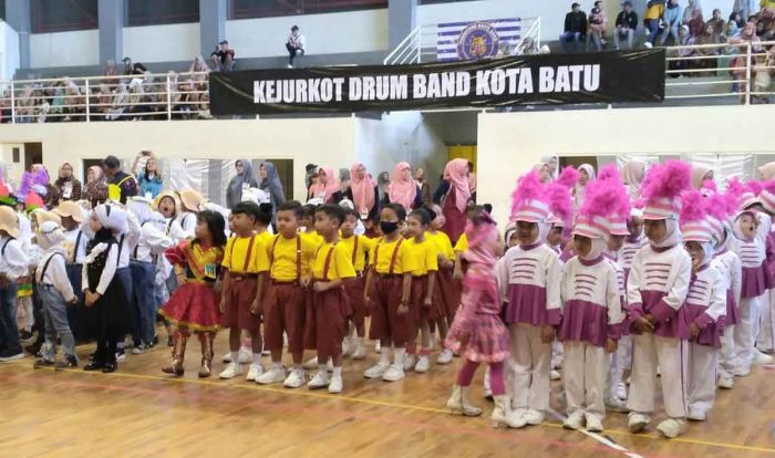 Bidik Atlet sejak Dini, PDBI Kota Batu Gelar Kejurkot Drumband