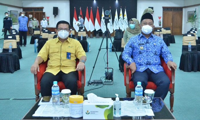 Launching Kampung Sehat, Bupati Gus Yani Ajak Petrokimia Berkolaborasi