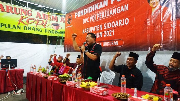 Gelar Pendidikan Politik di Buduran, PDIP Sidoarjo Tegaskan Kesolidan dan Urai 5 Mantap