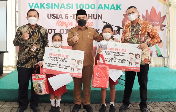 Pemkot Pasuruan Targetkan Vaksinasi 1.000 Anak Usia 6-11 Tahun dalam Sepekan