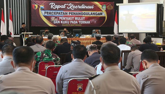 Forkopimda Banyuwangi Gelar Rakor Percepatan Penanganan PMK