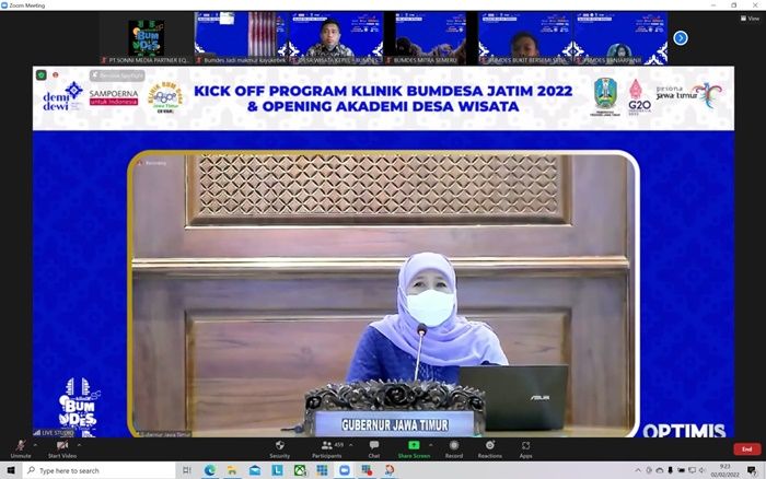 Resmi Dibuka, Gubernur Optimis Klinik BUM Desa dan Akademi Desa Wisata Bisa Bangkitkan Ekonomi Jatim