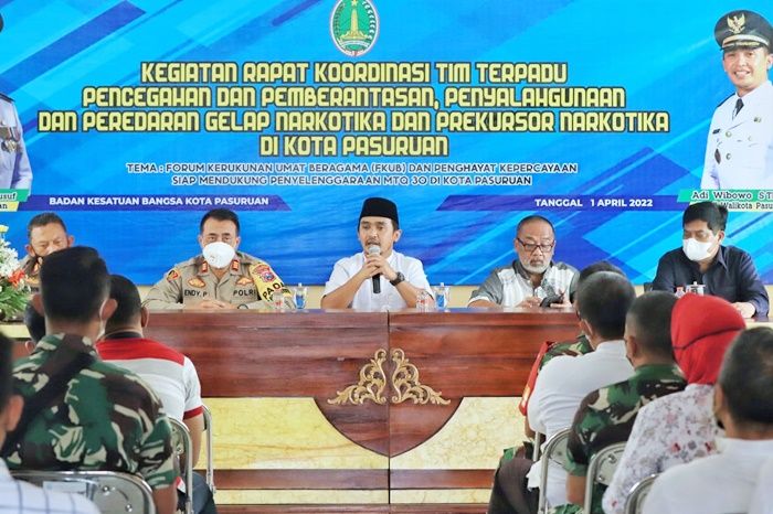 Buka Rakor P4GN-PN, Wawali Pasuruan: Penyalahgunaan Narkotika jadi Tanggung Jawab Bersama