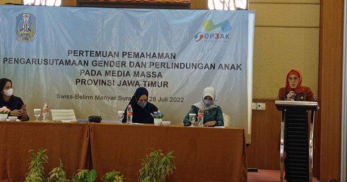 DP3AK Jatim Ajak Media Sinergikan Pengarusutamaan Gender