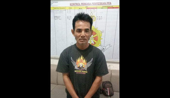 ​Tega Cabuli Anak Tiri 10 Kali Hingga Hamil, Warga Kota Kediri Diringkus Polisi