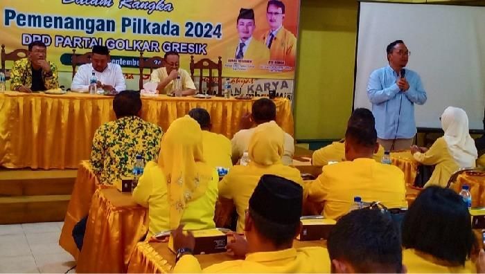  Ajakan Coblos Kotak Kosong, Ketua Golkar Gresik: Ora Ngefek