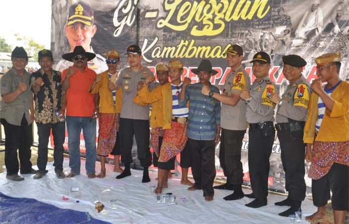 Kapolres Pamekasan Gi Lenggien dengan Paguyuban Sape Sono