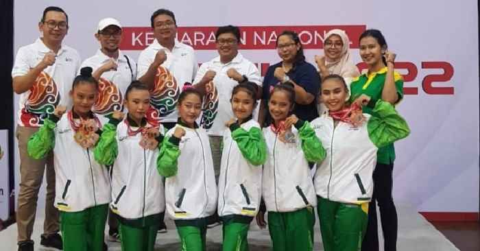 Atlet Senam Jatim Binaan Petrokimia Gresik Raih Juara Umum di Kejurnas