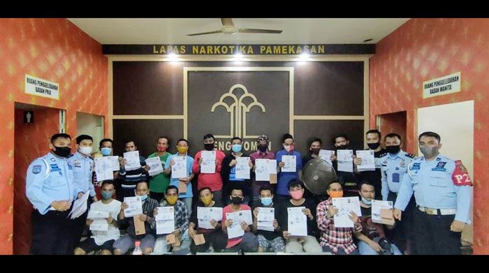 20 Narapidana Lapas Narkotika Kelas IIA Pamekasan Jalani Program Asimilasi Rumah