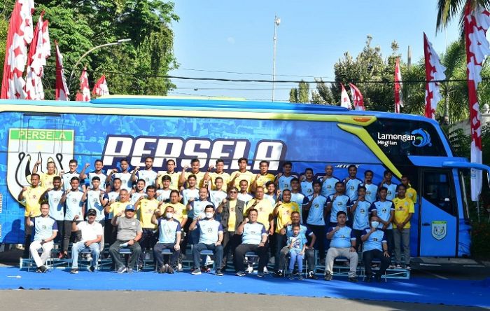 Sambut Liga 1, Bupati Launching Tim dan Bus Persela Lamongan